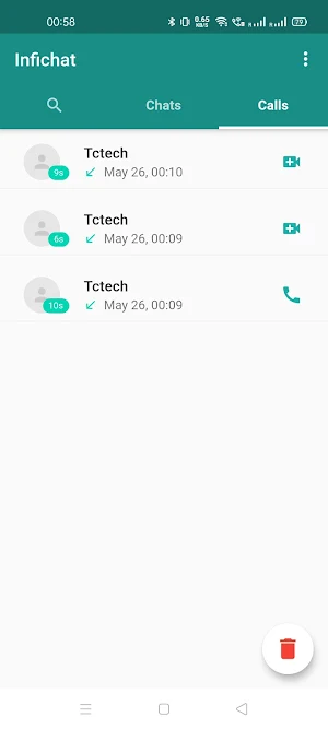 Infichat | Text, Audio, Video  Screenshot 3
