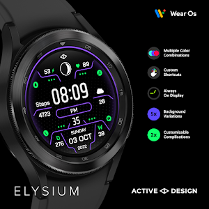 Elysium: Digital Watch Face Screenshot 0