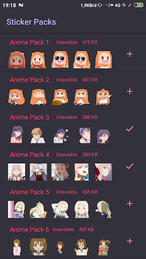 Anime Sticker For Whatsapps screenshot 4