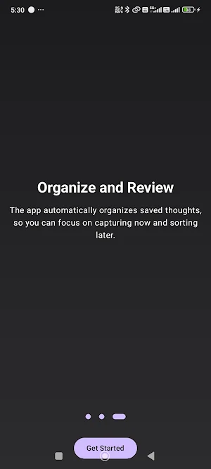 Missed Thought Saver Screenshot 2