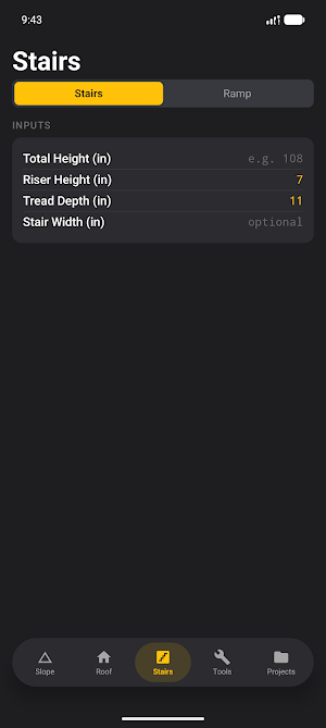 Slope Calculator & Tools Screenshot 2
