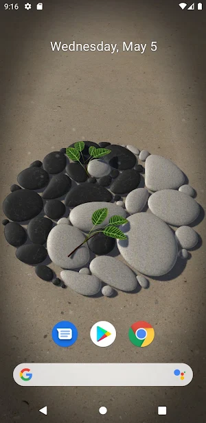 3D Zen Stones Live Wallpaper Screenshot 0