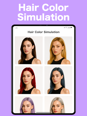 Hair Color & Style Editor App! Screenshot 3