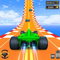 GT Mega Ramp Formula Car Games