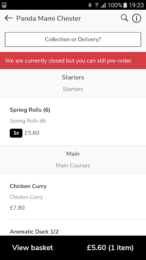 Panda Mami Restaurant Screenshot 1