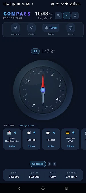 Free Compass (No Ads) Screenshot 0