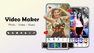 Photo video maker with music Screenshot 0