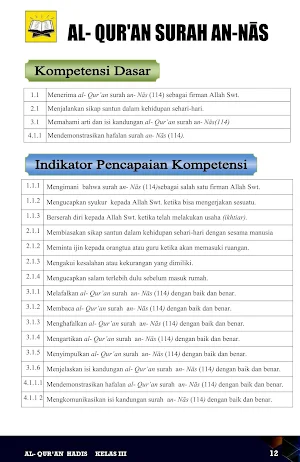 Al-Qur'an Hadis MI Klas 3 2020 Screenshot 3