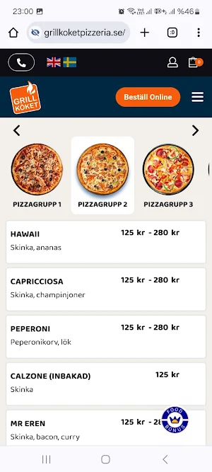 Grill Köket Pizzeria Screenshot 1