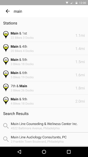 Metro Bike Share Screenshot 2