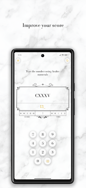 Roman Numeral Converter & Quiz Screenshot 3