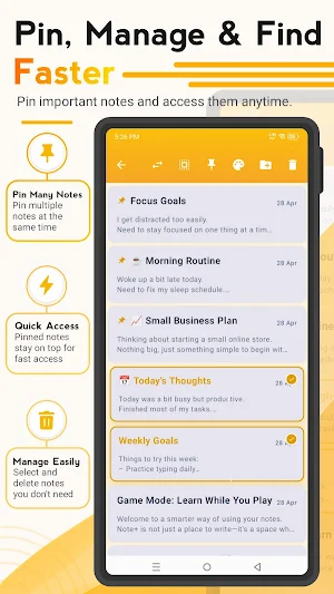 NotePlus: Simple Notes & Lists Screenshot 2