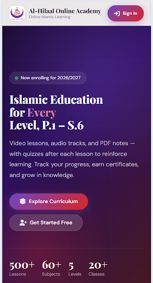 Al Hilaal Online Academy Screenshot 0