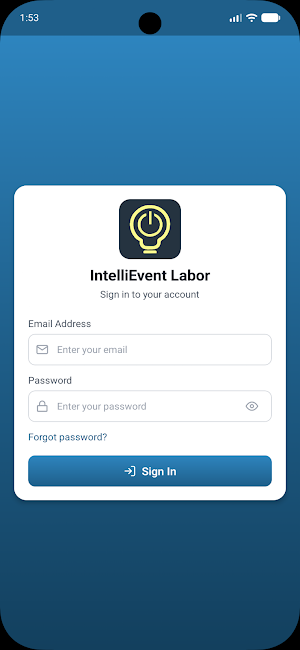 Lightning Labor Portal Screenshot 0
