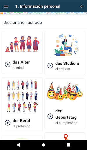 Vocabulario alemán parte 1 Screenshot 1