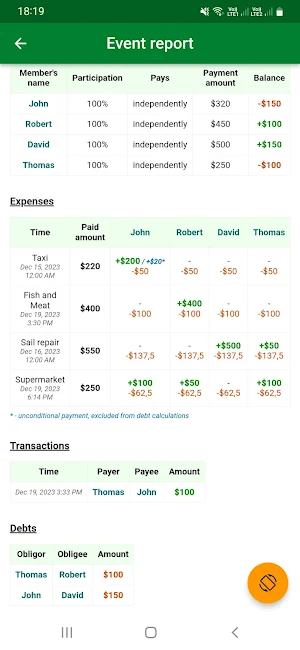 Splitall: Group Bill Splitter Screenshot 2