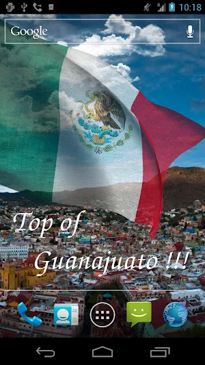 Mexico Flag Live Wallpaper Screenshot 3