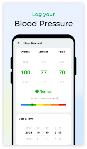 Blood Pressure & Sugar Tracker Screenshot 3