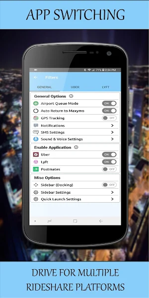 Maxymo: Ride-share Drivers Utility App Screenshot 0
