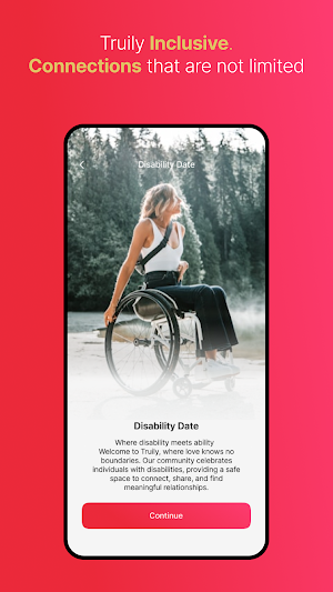 Truily: Date & Disability app Screenshot 3