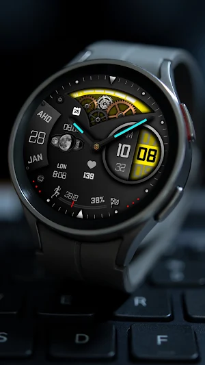 Hybrid Carabine Watch face Screenshot 1