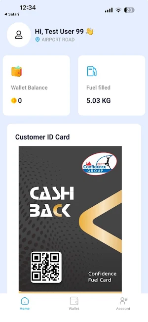 Confidence Petroleum Cus App Screenshot 0