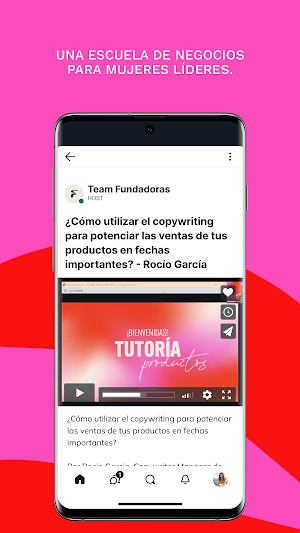 Fundadoras: Mujeres & negocios Screenshot 1