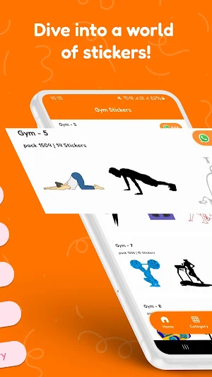 Gym Stickers Screenshot 1