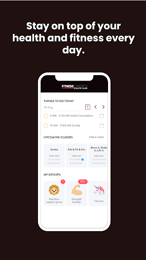 Fitness Concepts Health Club Screenshot 1