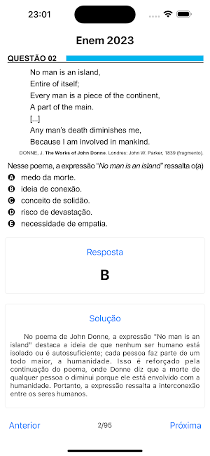 Prova Enem 2023 Screenshot 0