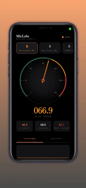 Phone Microphone Tester Screenshot 0