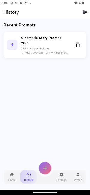Veo AI Prompt Assistant Screenshot 1