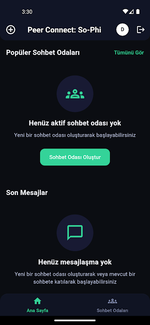 Peer Connect: So-Phi Screenshot 1