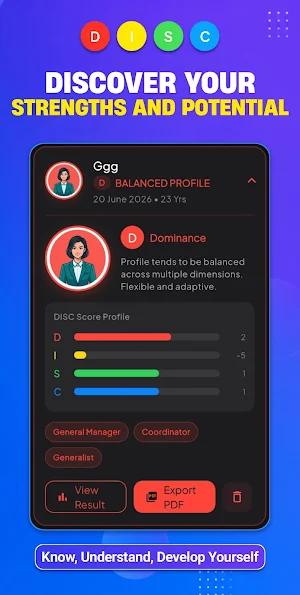 DISC - Personality Test Screenshot 3