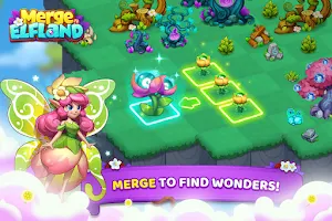 Merge Elfland - Magic merging and matching game Screenshot 0
