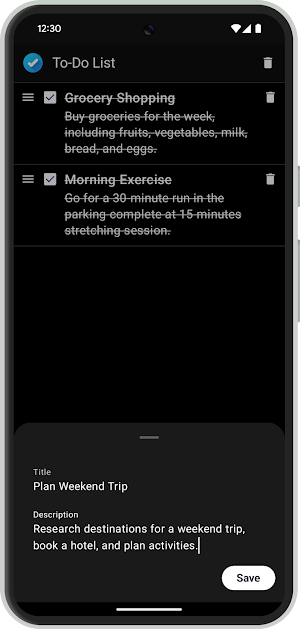 To-Do List Screenshot 1