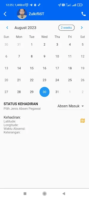 ABSENSIKU Screenshot 1