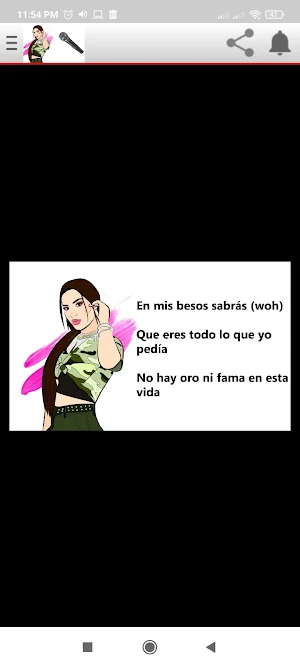 Karaoke Kimberly Loaiza Screenshot 2
