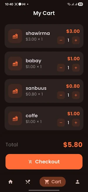 BFF(Bosaso Fast Food) Screenshot 0