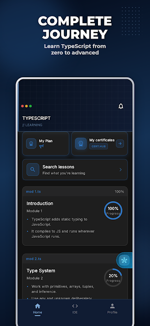 Learning TypeScript Screenshot 0