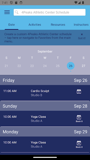 4Peaks Athletic Center Screenshot 2