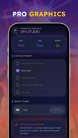 PulsarBooster — Game Dashboard Screenshot 2