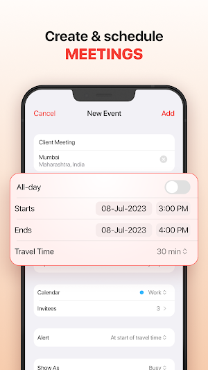 iCalendar: Events & Planner Screenshot 3