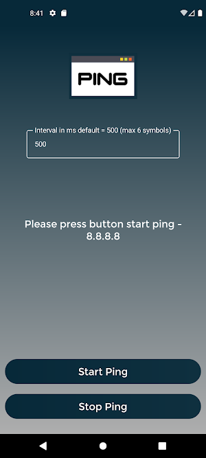SimplePing Screenshot 1