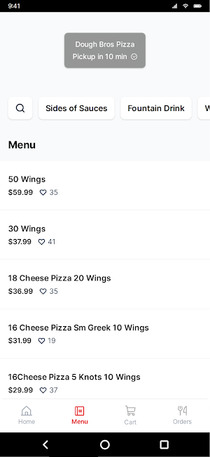 Dough Bros Pizza Screenshot 1