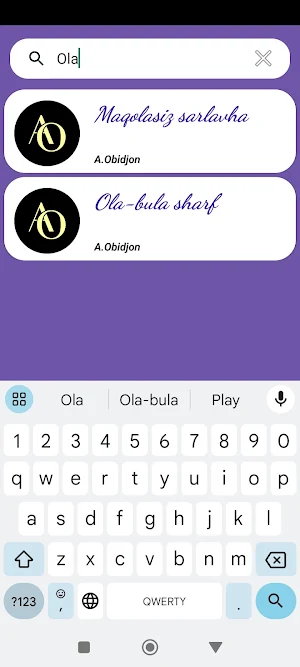 Ola-bula sharf Screenshot 3