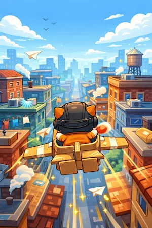 Jetset Kitty: Global Glide Screenshot 1