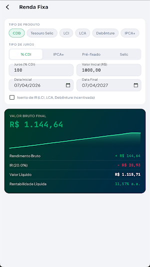 InvestCalc Screenshot 1