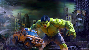 Incredible Green Hero battle Screenshot 0