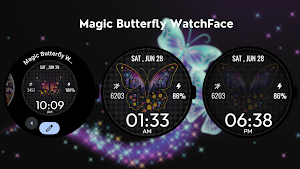 Magic Butterfly WatchFace Screenshot 2